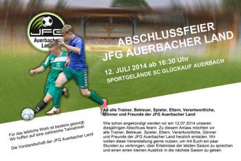 Jahresabschlussfeier JFG Auerbacher Land