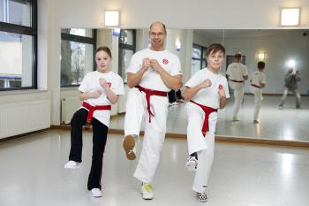 Sarah Bottler, Trainer Matthias Fischer, Mika Neufeld